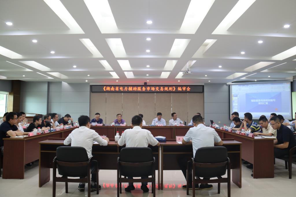 《湖南省电力辅助服务市场交易规则》编审会在株洲航电分乐鱼入口,乐鱼leyu(中国)
召开