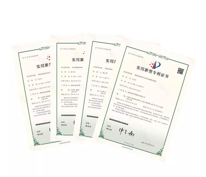科技支撑发展，创新引领未来—乐鱼入口,乐鱼leyu(中国)
获得四项实用新型专利