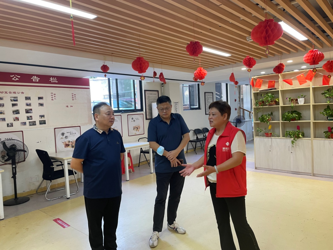 黄志刚、苏千里带队赴乐鱼入口,乐鱼leyu(中国)社区居家养老服务站点督查安全生产工作