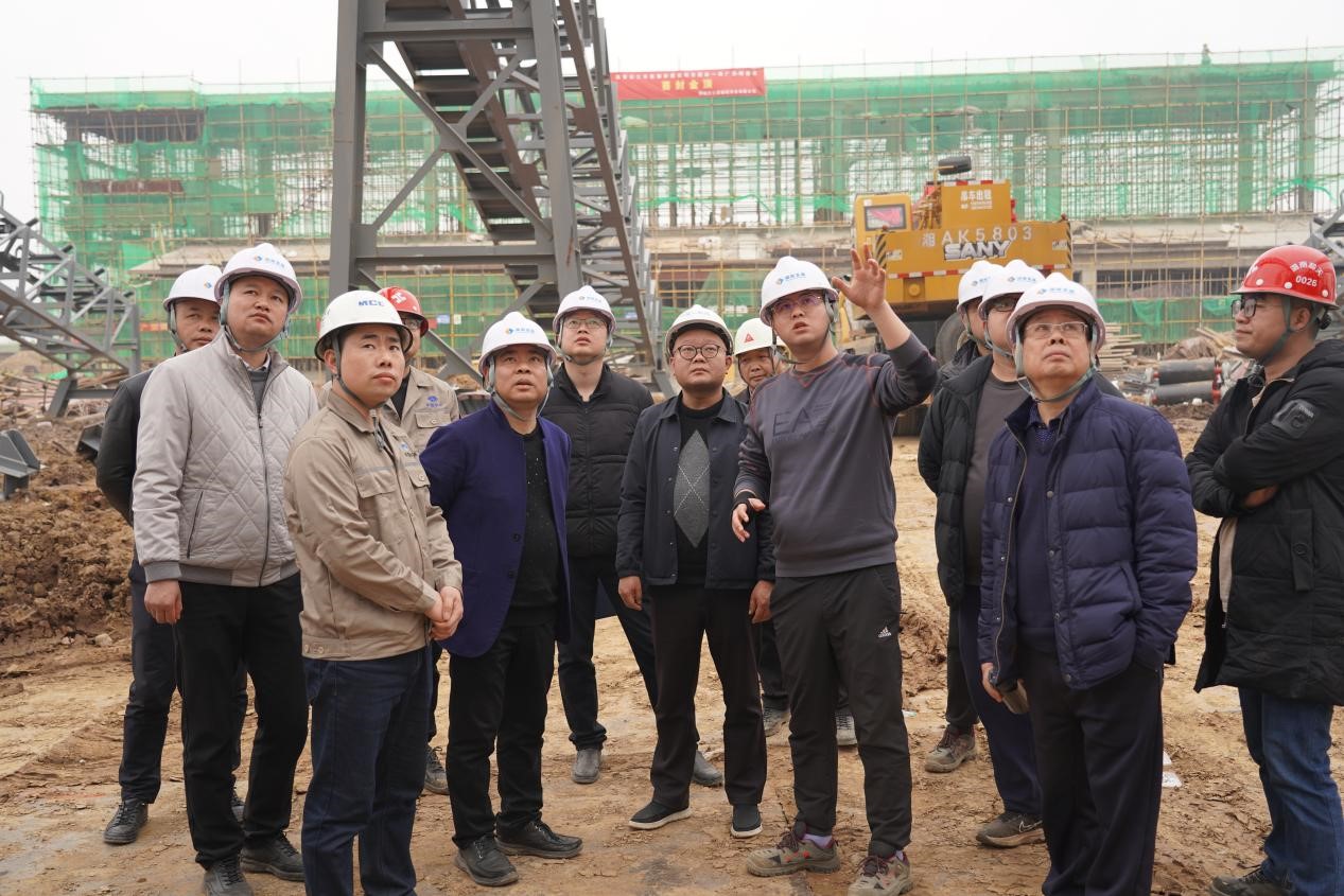 沅江市市长罗必胜调研乐鱼入口,乐鱼leyu(中国)沅江机制砂和砂石集散中心建设项目